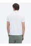 White Patterned Polo Neck T-Shirt - 5