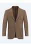 Mink Plain Modern Fit Jacket - 6