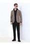 Micro Modern Fit Camel Hair Wool Blended Jacket - 2