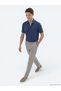 Indigo Plain Regular Fit Short Casual Shirt - 2