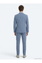 Blue Striped Modern Fit Suit - 5
