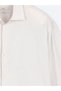 Beige Regular Fit Long Woven Casual Cotton Blend Shirt - 7