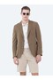 Mink Plain Modern Fit Jacket