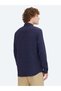 Navy Blue Striped Regular Fit Long Woven Casual Shirt - 5