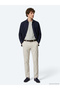 Navy Blue Plain Regular Fit Long Woven Casual 100% Cotton Shirt - 2