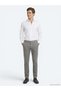 Gray Fabric Jogging Fit Casual Trousers