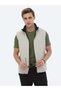 Black Regular Fit Hidden Hood Woven Reversible Sports Vest - 2