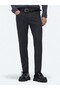 Anthracite Woven Slim Fit Casual Trousers - 2