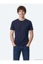 Navy Blue Plain T-Shirt - 5