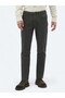 Khaki Woven Slim Fit Casual Cotton Blend Trousers - 2