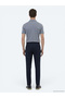 Gray Plain Regular Fit Short Casual Shirt - 5