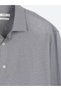 Gray Regular Fit Long Woven Casual Cotton Blend Shirt - 7