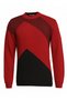 Black Crew Neck Patterned Cotton Blend Sweater Sweater - 5