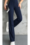 Women's High Waist Gathering Spanish Leg Palazzo Trousers