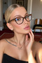 Lomas Blue Light Protection Leopard Black Women's Computer Glasses Lenses Can Be Changed 52 Retracts - 3