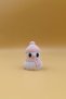 Knitted Patterned Snowman Keychain (Plastic) - 2