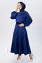 Skirt + Blouse Navy Blue - 24066-Navy Blue - 2