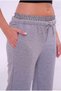Gray Elastic Waist Detailed Sweatpants