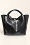 Women's Soft Faux Leather Shoulder Bag Daily Use Large Size Single Compartment Stylish Bag - 3