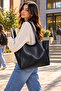 Women's Soft Faux Leather Shoulder Bag Daily Use Large Size Single Compartment Stylish Bag - 2