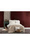 8 Piece Knitwear Blanket and Embroidered Aydos Double Cotton Beige Duvet Cover Set - 3