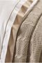 7 Piece Cotton Knitwear Blanket Ahzen Double Duvet Cover Set Beige - 4