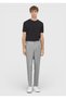 Gray Plain Woven Regular Fit Casual 100% Linen Trousers
