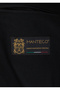 Black Shirt Shoulder Slim Fit Wool Blend Jacket - 4