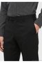 Black Plain Regular Fit Classic 100% Wool Trousers - 5