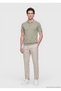 Green Polo Collar Plain Knit Silk Blend Knitwear - 2