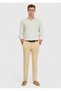 Saffron Plain Woven Jogging Fit Casual Cotton Blend Pants