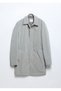 Gray Regular Fit Shirt Collar Casual Woven Overcoat - 7