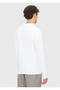 Ecru Polo Neck Plain Knit Sweater - 5