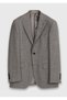 Mink Regular Fit Silk Blend Jacket - 6