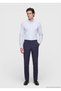 Blue Striped Regular Fit Long Woven Classic 100% Cotton Shirt - 2