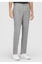 Gray Plain Woven Regular Fit Casual 100% Linen Trousers - 2