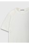 Ecru Crew Neck Plain Knit Knitwear - 6