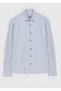 Gray Plain Regular Fit Long Woven Casual 100% Cotton Shirt - 5