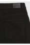 Black Woven Slim Fit Casual Cotton Blend Trousers - 8