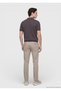 Mink Woven Regular Fit Casual Cotton Blend Trousers - 4