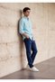Mint Plain Casual Fit Long Woven Casual 100% Linen Shirt - 6