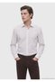 White Checkered Long Woven Classic 100% Cotton Shirt - 4