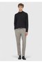 Black Full Turtleneck Plain Knit Wool Blended Sweater Sweater - 2