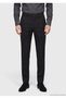Black Plain Regular Fit Classic 100% Wool Trousers - 4
