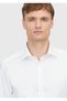 White Plain Regular Fit Long Woven Classic 100% Cotton Shirt - 3