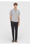 Gray Polo Collar Plain Knit Silk Blend Knitwear - 2