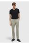 Cotton Blended Black T-Shirt - Plain V-Neck - 2