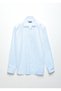 Dark Blue Plain Regular Fit Long Woven Classic 100% Cotton Shirt - 7
