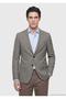 Mink Regular Fit Silk Blend Jacket