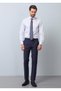 Light Blue Plain Regular Fit Long Woven Classic Cotton Blend Shirt - 4